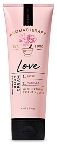 Crema Corporal Bath And Body Works Aromaterapia Love Rose Va