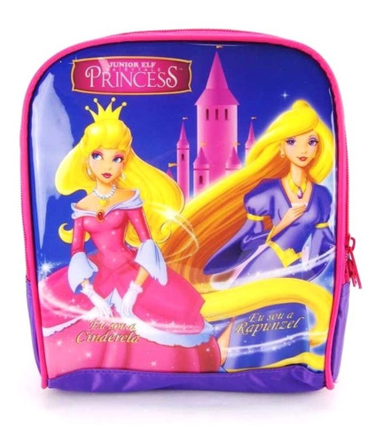 Lancheira Cinderela E Rapunzel Princesas La31003pr Luxcel