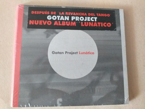 Cd Gotan Proyect/  Lunatico