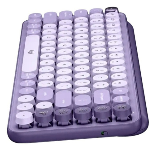 Logitech Pop Keys Multi-device Teclado Wireless Lila Español