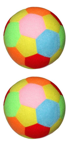 Aruoy Paquete De 2 Pelotas De Fútbol De Peluche Suave Para