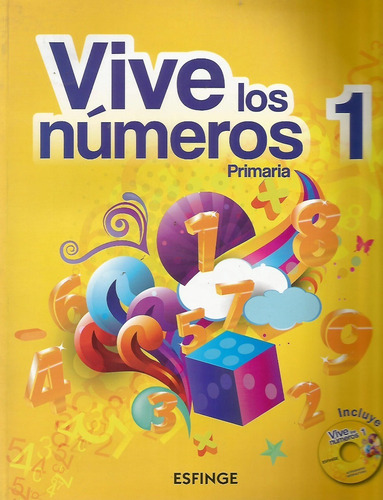 Vive Los Números 1 Primaria Incluye Cd Activi. Interativas