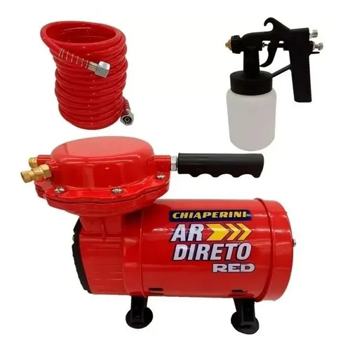 comprar Compressor Ar Direto Red Bivolt + Kit De Pintura Chiaperini