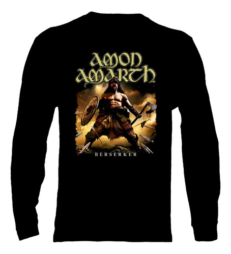 Polera Manga Larga Amon Amarth - Ver 03 - Berserker