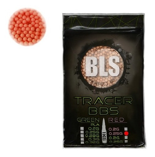 Bbs 6mm 0.25g Bls Tracers Rojos 1 Kg