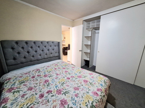 Arriendo Depto. 2d/1b, Semi Amoblado + Bod - Santiago