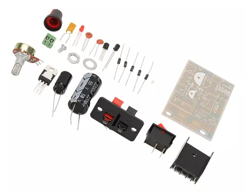 Kit fuente de alimentación regulable 0-30V - 2mA-3A