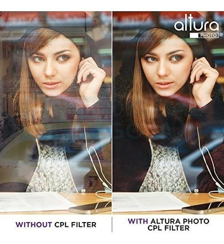Imagen 6 de 6 de Filtro P/lente Alturafoto Kit 40.5mm Uv/cpl/nd4+bolsa+paño