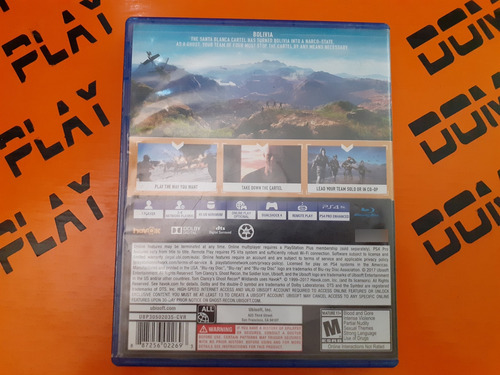 Ghost Recon Wildlands Ps4 (detalles Disco) Físico Dom Play (Usado)