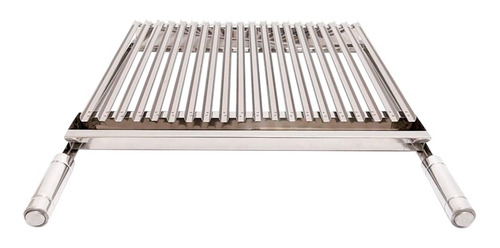 Grelha Argentina, Tamanho: 45x50 Cm, De Inox Para Churrascos, 