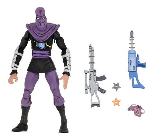 Soldado Clan Del Pie + Acces. Tortugas Ninja Neca - Tmnt