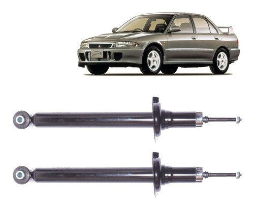 Par Amortiguadores Traser Para Mitsubishi Lancer 1.5 1986-91