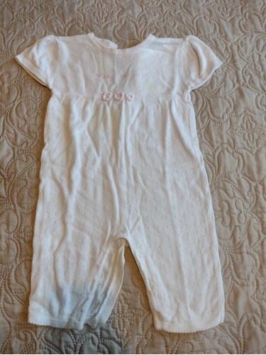 Mameluco Tejido Para Bebé. Blanco. Koala Baby. Talla 3-6 Mes