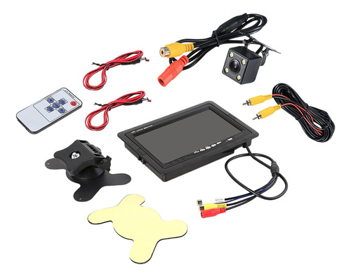 Kit De Monitor De Pantalla Retrovisor De Coche Con Cámara