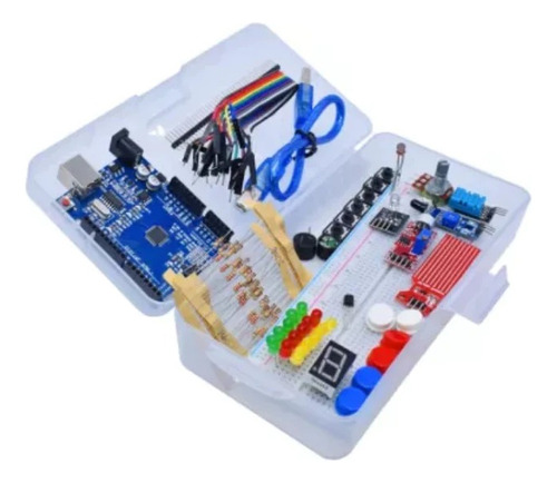 Kit Arduino Uno Inicial 68 Componentes Electrónicos