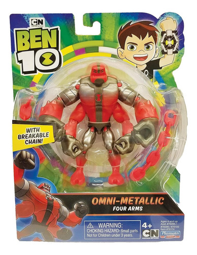 Ben 10 Figura Omni Metallic Four Arms Cuatro Brazos