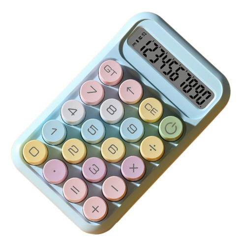 Botones Mecánicos De Calculadora De 10 Dígitos Pantalla