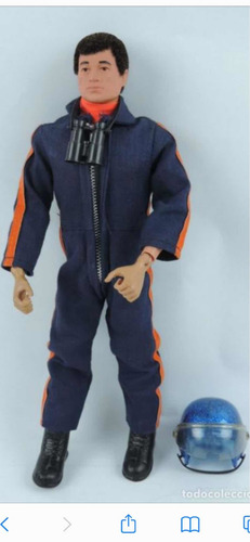 Kit De Traje De Piloto Helicóptero Muñeco Geyperman Años 70 (Usado)