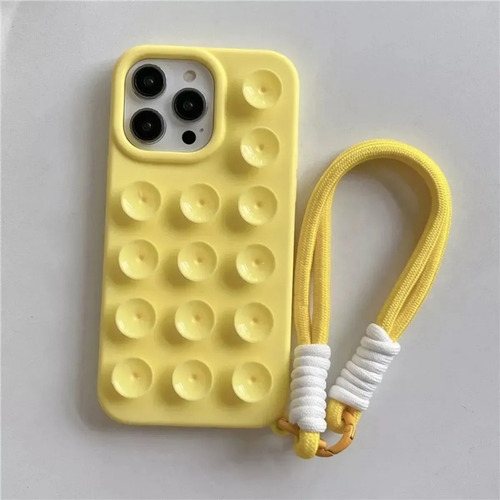 Funda De Teléfono De Silicona Con Ventosa Para