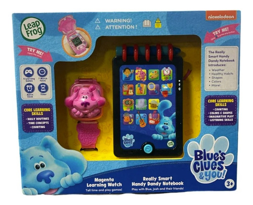 Leapfrog Pistas De Blue Reloj Magenta Cuaderno Inteligente