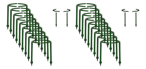 Estaca Para Plantas, Semicircular, Anillo De Soporte Para Pl