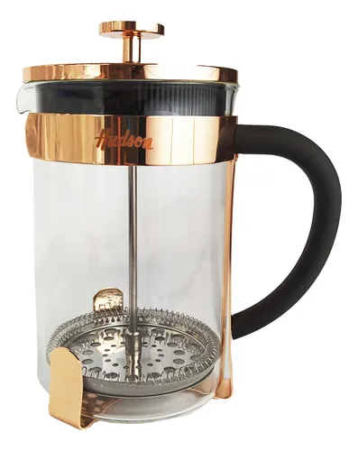 Set 3 Pz Cafetera Cobre 600 + 2 Tazas Termicas Hudson Bz3
