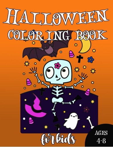 Libro De Fotografía Halloween Coloring Book For Kids Lrf