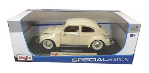  Volkswagen Kafer Beetle (1955) 1/18 Maisto Edicion Especial