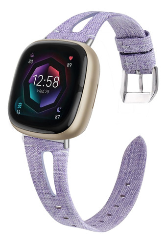 Veaqee Bandas Tejidas Compatibles Con Fitbit Versa 4/sense .