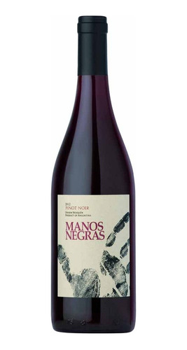 Vino Tinto Manos Negras Pinot Noir 750ml Wine Puro Escabio