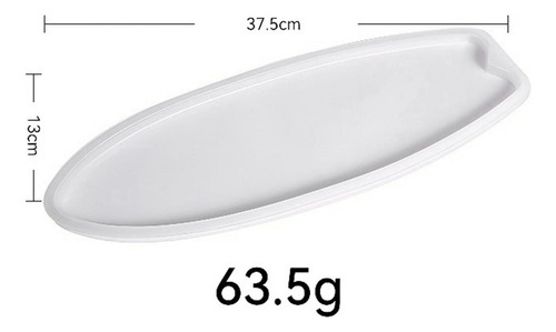 A Plato En Forma De Tabla De Surf Que Hace La Estilo B