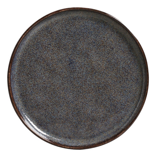 Conj. 6 Pratos Sobremesa Bio Titanium 21,5 Cm Porto Brasil Cor Azul-escuro