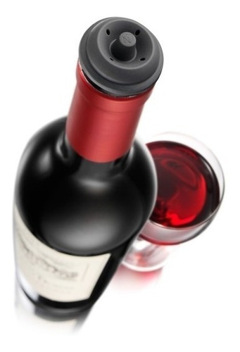 Imagen 2 de 2 de Set De Dos Tapones Para Vacío - Wine Stoppers Vacu Vin