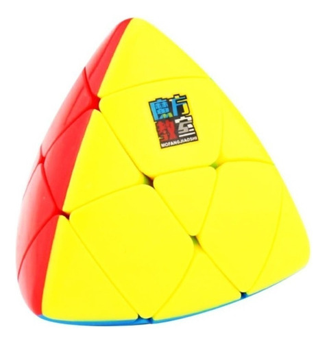 Cubo Magico Pirâmixtriângulo Profissional 3x3x3 Raro Estrutura Stickerless