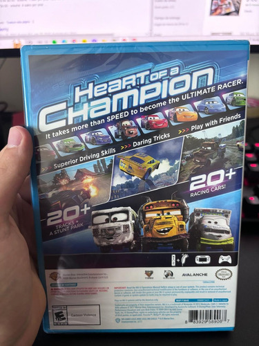 Cars 3 Driven To Win Nintendo Wii U Nuevo (Usado)