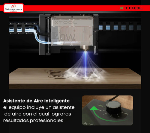 Grabadora Y Cortadora Láser Xtool S1 40w Paquete + Completo
