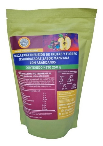 Infusion Te Tisana Sabor Manzana Con Arandanos