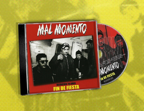 Mal Momento  Fin De Fiesta Cd Nuevo Re 20 Años Punk