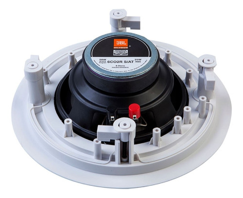 Caixa De Som Embutir Gesso Kit 4 Jbl Selenium 6fr2r Arandela
