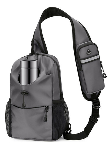 Mochila Bandolera Con MĂșltiples Bolsillos, Impermeable, Bols