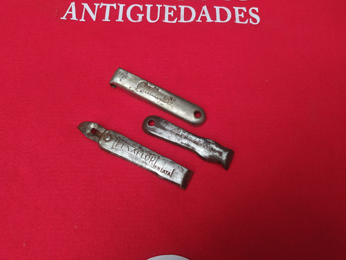 3 Antiguos Destapadores Quilmes Crush Peñaflor Ref. 387