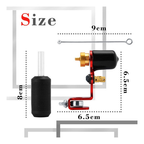 Imagen 3 de 7 de Arte Corporal Profesional De La Máquina Del Motor Rotativo