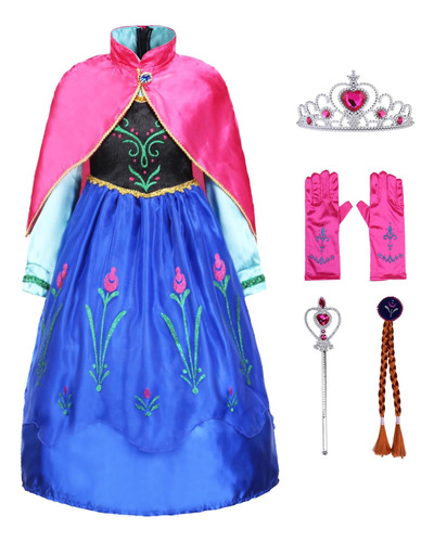 Disfraz De Princesa Vby Para Niñas, Vestido De Fiesta Elegan