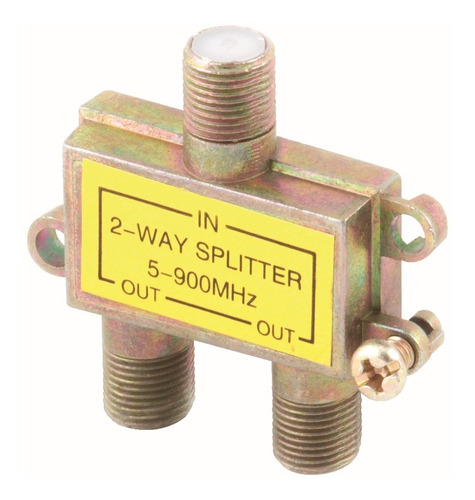 Splitter Divisor Cable Coaxial 2 Salidas Fulgore Fu0630