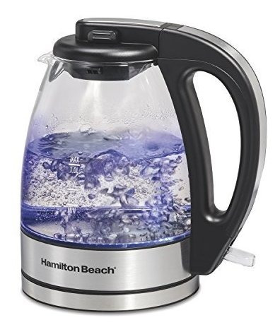 Hervidor De Agua De Vidrio, 1 Litro