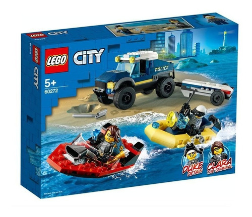 Lego City Policía De Elite Transporte En Lancha 60272 Oferta
