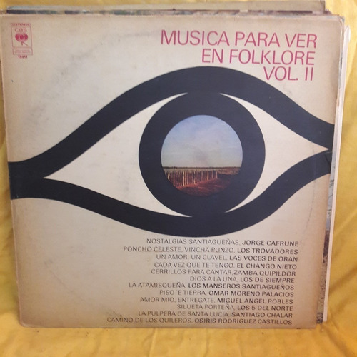 Vinilo Musica Para Ver En Folklore Volumen 2 Cahalar Oran F2