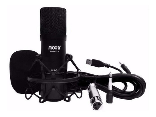 Imagen 1 de 2 de Microfono Condenser Grabacion Profesional Moon Ms-01