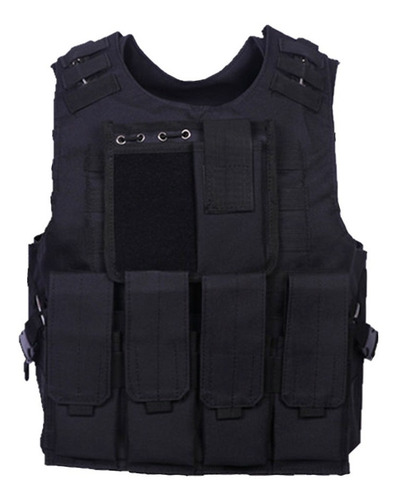 Imagen 1 de 7 de Chaleco Tactico Militar Paintball Airsoft Bolsos Removibles.