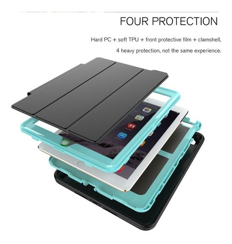 iPad 9.7 5ta A1822 A1823 Funda Armor Smart Cover Forro Case